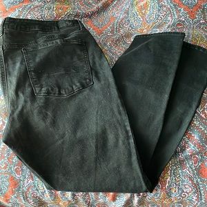American Eagle Black Size 16 Hi-Rise Super Stretch Jegging Jeans